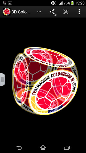 Download 3D Live Wallpaper 3D Columbien Fußball für Android kostenlos.