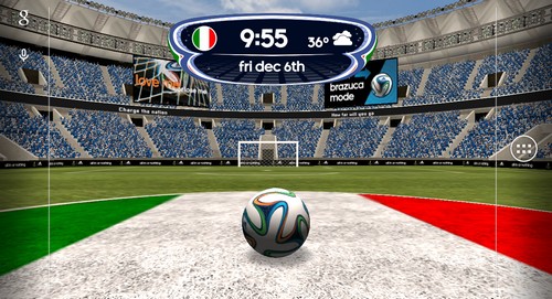 Download Mit Uhr Live Wallpaper Adidas: 2014 FIFA Weltcup für Android kostenlos.