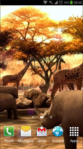 Android Hintergrundbilder Afrika 3D  kostenlos auf den Desktop herunterladen. 