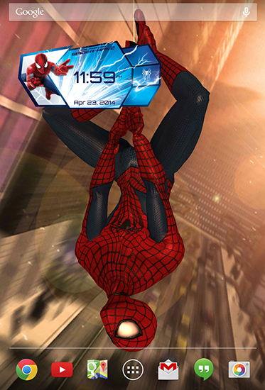 Download Interaktiv Live Wallpaper Amazing Spider-Man 2 für Android kostenlos.