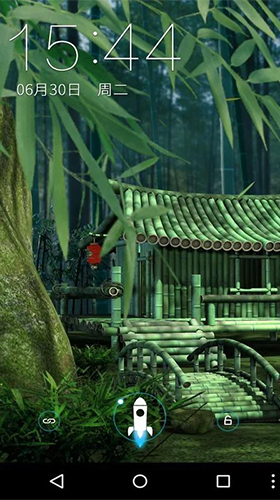 Android Hintergrundbilder Bambus-Haus 3D  kostenlos auf den Desktop herunterladen. 