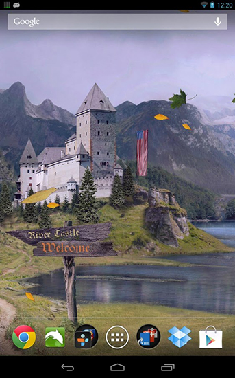 Download Landschaft Live Wallpaper Schloss für Android kostenlos.