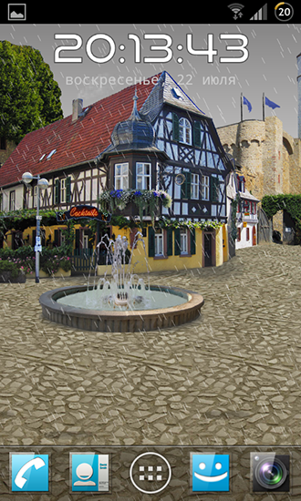 Download 3D Live Wallpaper Schlossplatz für Android kostenlos.