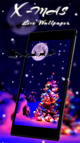 Android Hintergrundbilder Weihnachtsbaum  kostenlos auf den Desktop herunterladen. 