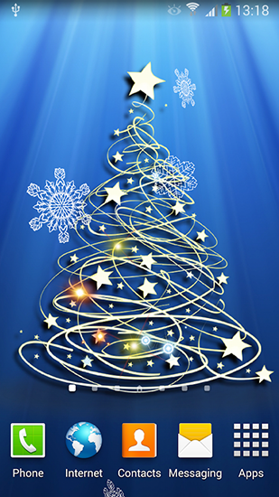 Download Feiertage Live Wallpaper Weihnachtsbaum 3D für Android kostenlos.
