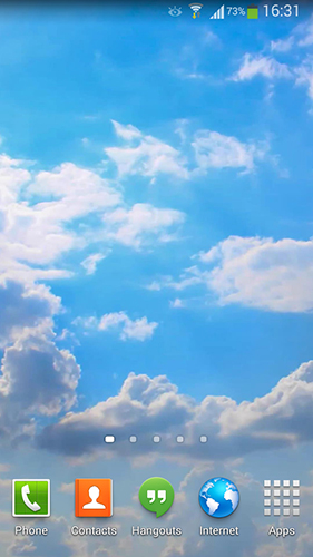 Android Hintergrundbilder Wolken HD 5  kostenlos auf den Desktop herunterladen. 