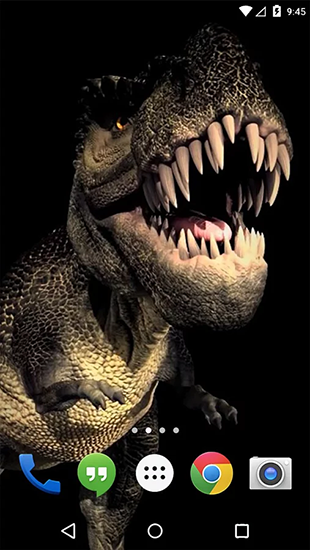 Download Tiere Live Wallpaper Dino T-Rex 3D für Android kostenlos.