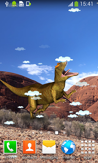 Kostenlos Live Wallpaper Dinosaurier für Android Smartphones und Tablets downloaden.