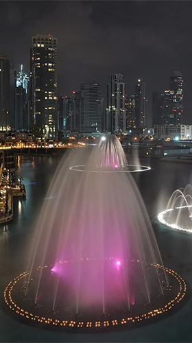 Android Hintergrundbilder Dubai Brunnen  kostenlos auf den Desktop herunterladen. 
