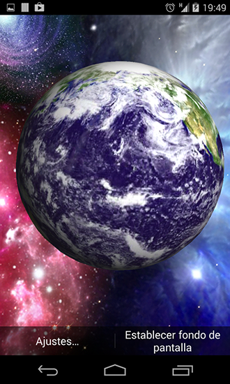 Download Weltraum Live Wallpaper Erde 3D für Android kostenlos.