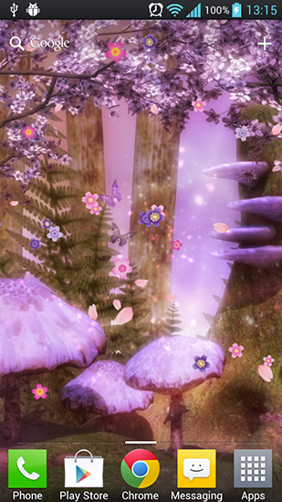 Download Pflanzen Live Wallpaper Fantasy Sakura für Android kostenlos.
