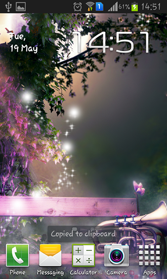 Download Fantasy Live Wallpaper Glühwürmchen für Android kostenlos.