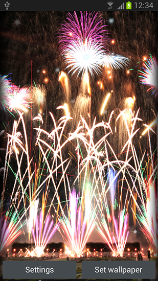 Download Feiertage Live Wallpaper Feuerwerke für Android kostenlos.