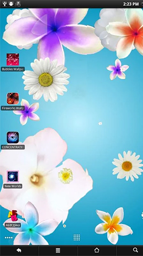 Android Hintergrundbilder Blumen  kostenlos auf den Desktop herunterladen. 