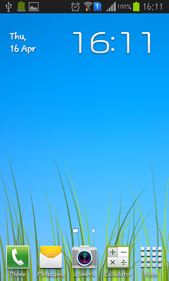 Download Live Wallpaper Gras für Android 5.0 kostenlos.