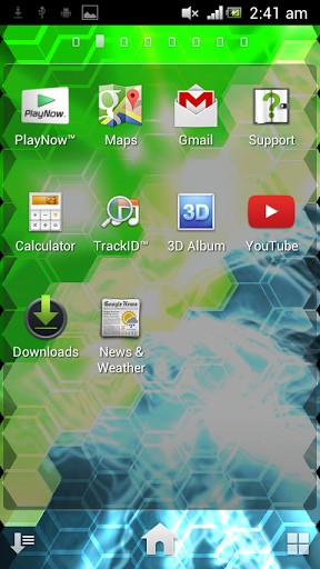 Download Live Wallpaper Hex Bildschirm 3D für Android 7.0 kostenlos.