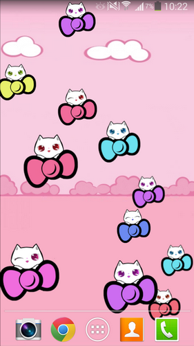 Download Interaktiv Live Wallpaper Süße Kätzchen für Android kostenlos.