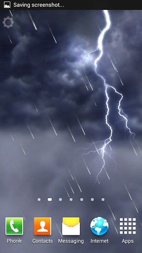 Download Wetter Live Wallpaper Blitz und Sturm für Android kostenlos.