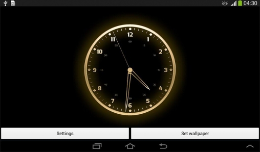 Download Interaktiv Live Wallpaper Live Uhr für Android kostenlos.