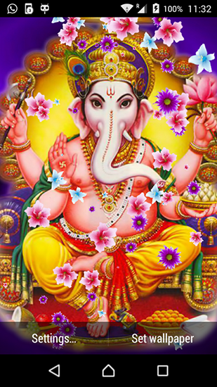 Download Leute Live Wallpaper Lord Ganesha HD für Android kostenlos.