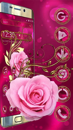 Android Hintergrundbilder Luxuriöse Vintage Rose  kostenlos auf den Desktop herunterladen. 