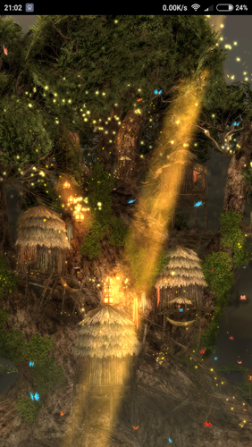 Android Hintergrundbilder Magischer Baum 3D  kostenlos auf den Desktop herunterladen. 
