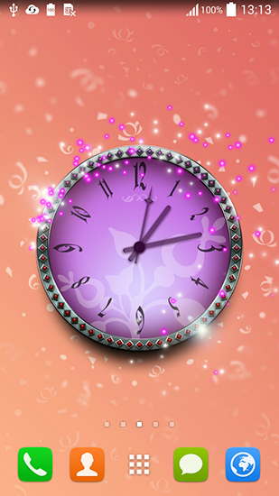 Download Mit Uhr Live Wallpaper Magische Uhr für Android kostenlos.
