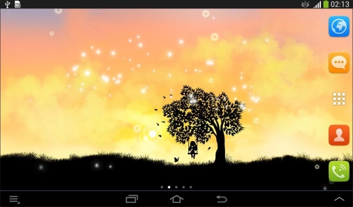 Kostenlos Live Wallpaper Magische Berührung für Android Smartphones und Tablets downloaden.