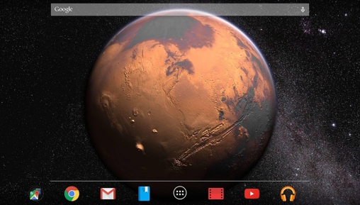 Download Weltraum Live Wallpaper Mars für Android kostenlos.