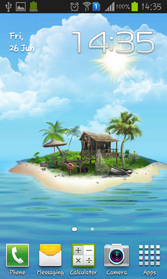 Kostenlos Live Wallpaper Mysteriöse Insel für Android Smartphones und Tablets downloaden.