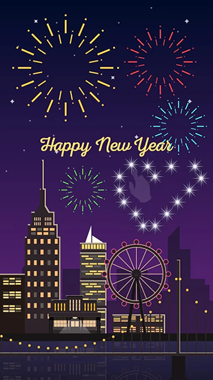 Download Feiertage Live Wallpaper Neues Jahr für Android kostenlos.