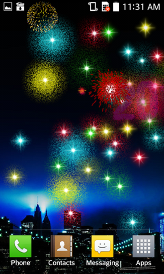 Download Feiertage Live Wallpaper Neujahrs-Feuerwerk 2016 für Android kostenlos.