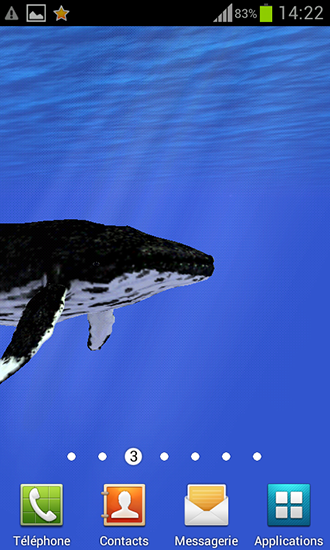 Download Tiere Live Wallpaper Ozean: Wal für Android kostenlos.