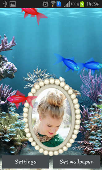 Download Live Wallpaper Photo Aquarium für Android 5.0.2 kostenlos.