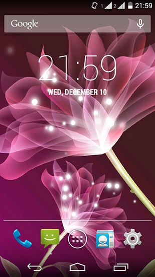 Download Vektor Live Wallpaper Pinker Lotus für Android kostenlos.