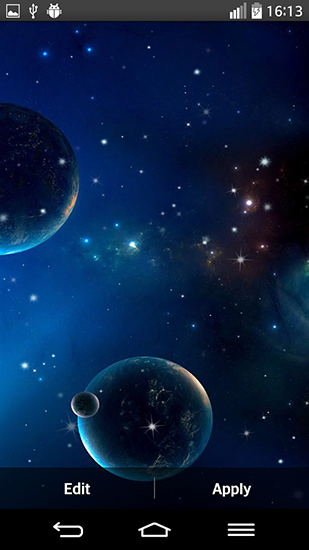 Download Weltraum Live Wallpaper Planeten für Android kostenlos.
