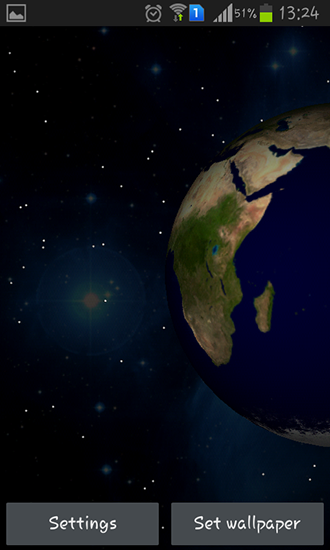 Download Weltraum Live Wallpaper Planeten 3D für Android kostenlos.