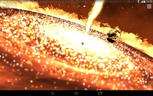Download Live Wallpaper Quasar 3D für Android 7.0 kostenlos.