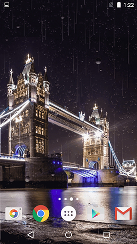 Download Architektur Live Wallpaper Regnerisches London für Android kostenlos.