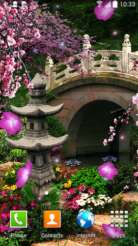 Download Live Wallpaper Sakura für Android-Handy kostenlos.