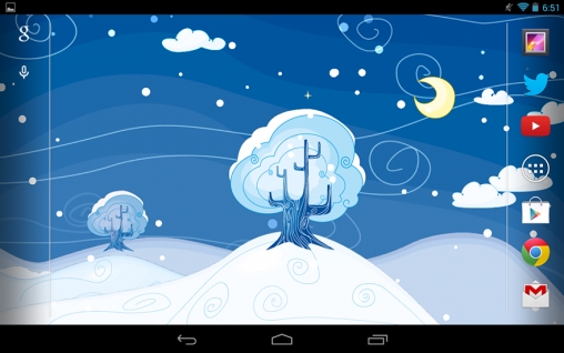 Download Vektor Live Wallpaper Sibirische Nacht für Android kostenlos.