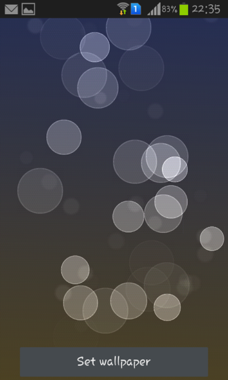 Download Live Wallpaper Seifenblasen für Android 8.0 kostenlos.