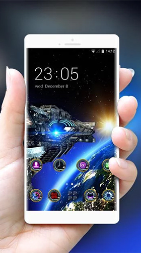 Android Hintergrundbilder Weltraum Galaxie 3D  kostenlos auf den Desktop herunterladen. 