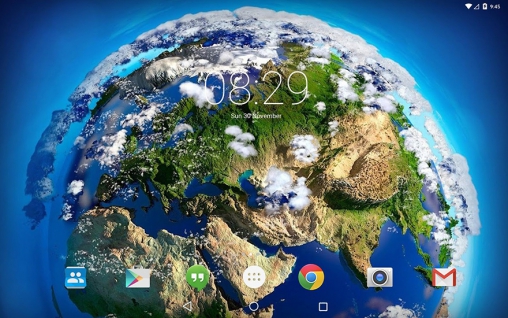 Kostenlos Live Wallpaper Weltraumwolken 3D für Android Smartphones und Tablets downloaden.
