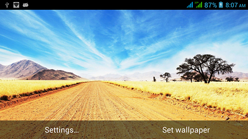 Kostenlos Live Wallpaper Atemberaubende Natur für Android Smartphones und Tablets downloaden.