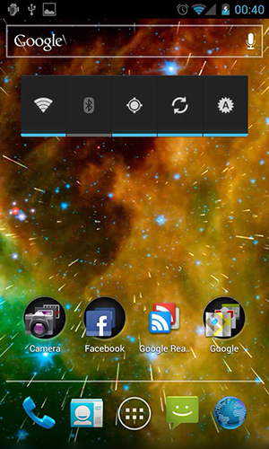 Android Hintergrundbilder Sternenfeld 2 3D  kostenlos auf den Desktop herunterladen. 