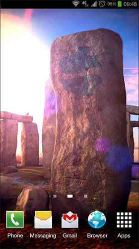 Android Hintergrundbilder Stonehenge 3D kostenlos auf den Desktop herunterladen. 