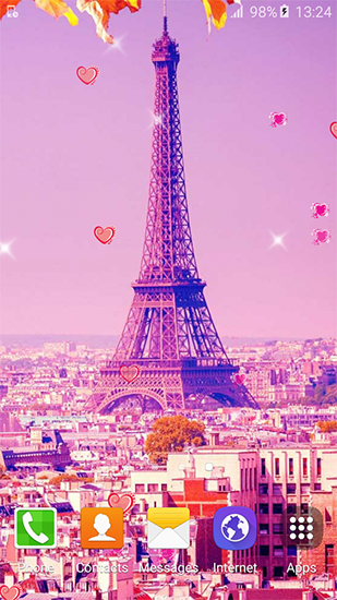 Kostenlos Live Wallpaper Süßes Paris für Android Smartphones und Tablets downloaden.