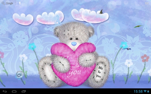 Download Tiere Live Wallpaper Teddybär für Android kostenlos.