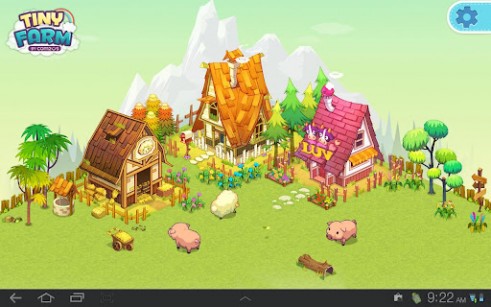 Download Interaktiv Live Wallpaper Eine winzige Farm für Android kostenlos.